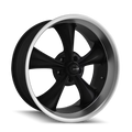 Black/Machined 83.82Cb 20X10 Lip 695 Matte Ridler 0Et 5X114.3