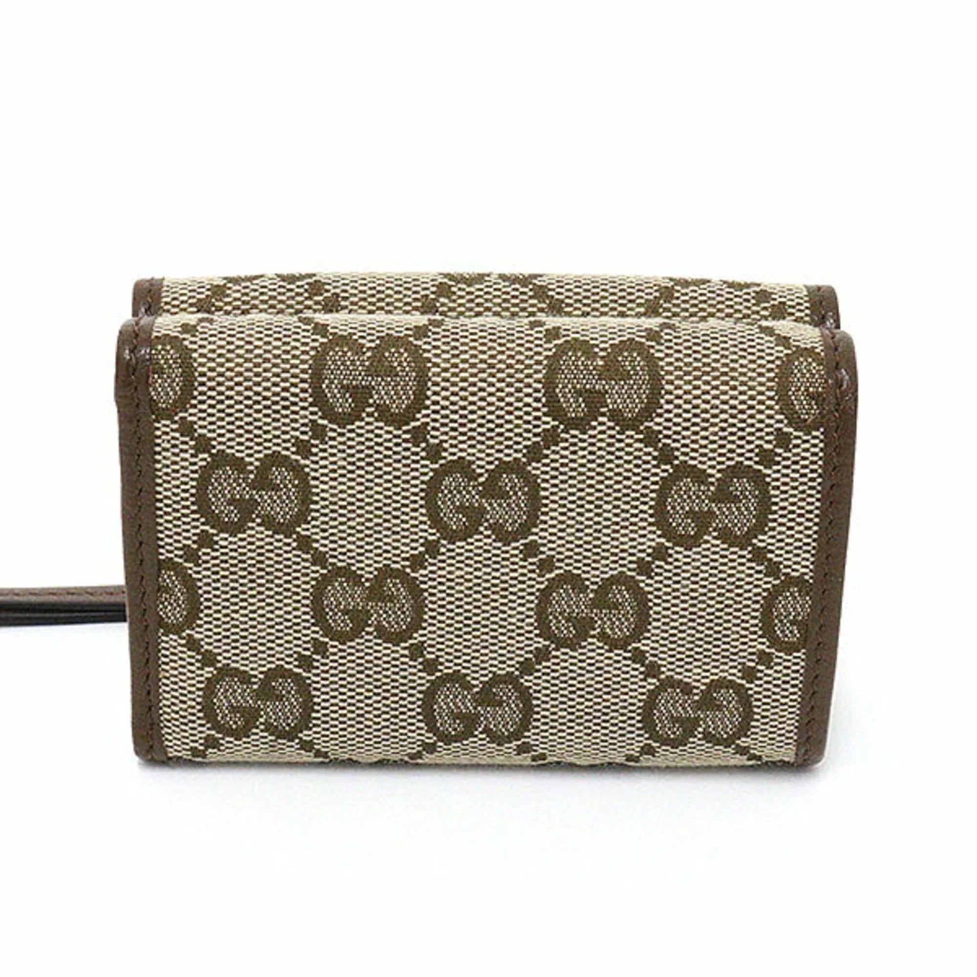 Canvas 681708 Trifold Supreme Beige GG Gucci Project (Like Wallet New) Hacker Leather GUCCI Small The x Ebony Classic Neo Pre-Owned Balenciaga