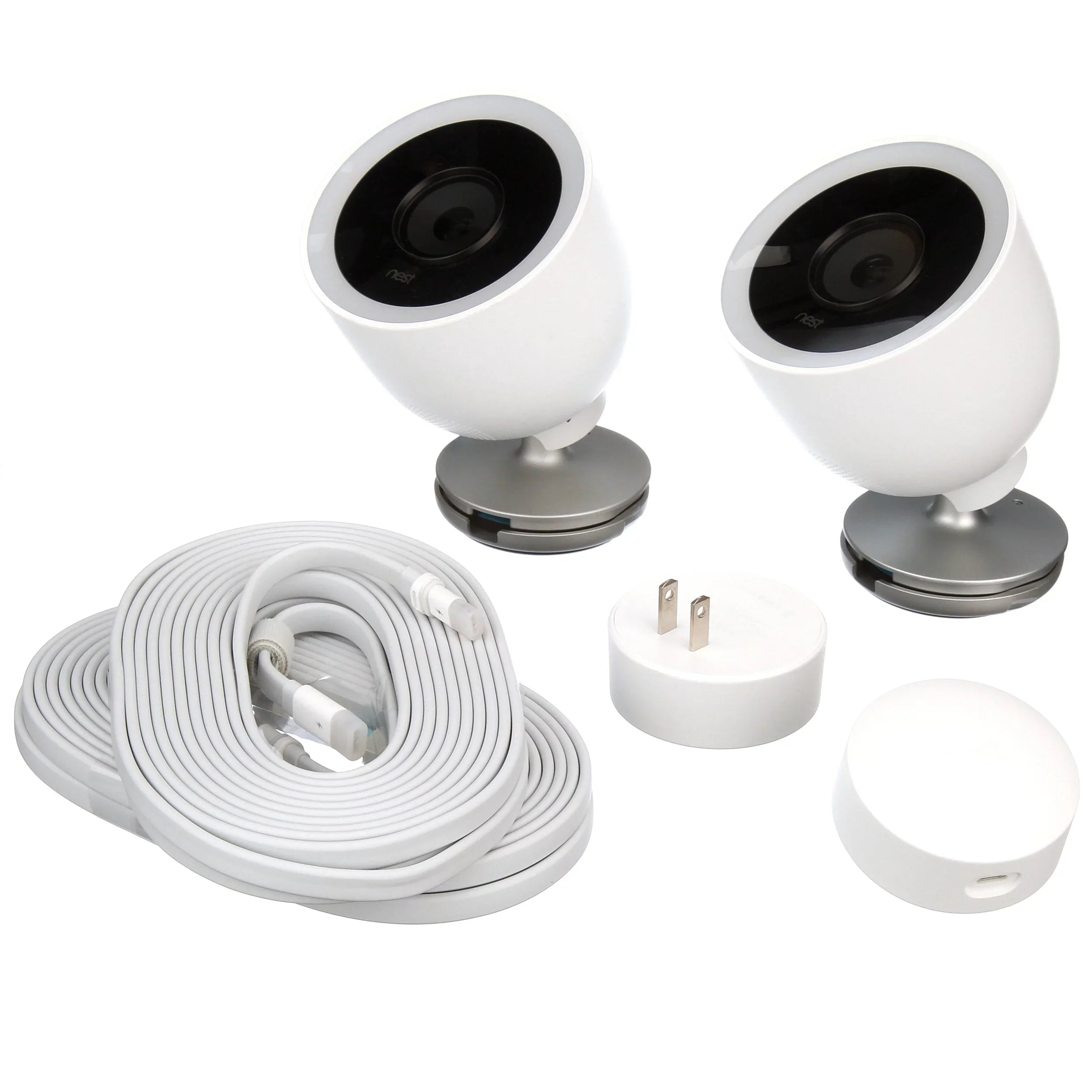 Pack - Nest Cam Google IQ Camera Security 2 Outdoor