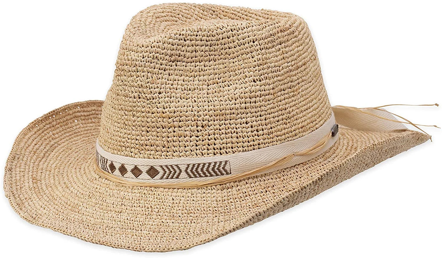 Straw Hat, Pistil Sun Standard Woven Whicker Women's Janis Size One