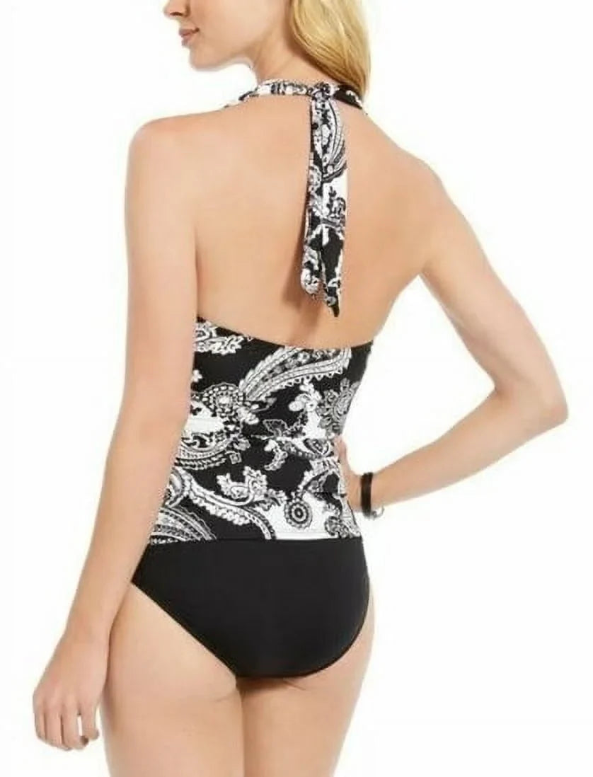 US Tankini Lauren Halter Tummy-Control Top, GRAPHIC 10 PAISLEY Swim Ralph