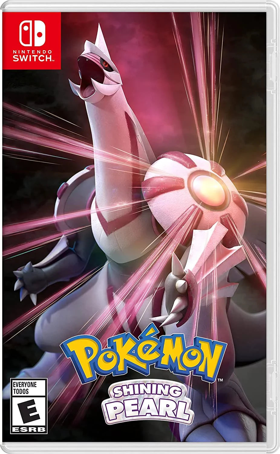 White Pokemon Nintendo Cloth with Shining Pearl Screen Switch Console OLED Cleaning and