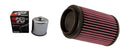 Kit K&N 500 Sportsman Filter Air ATV/UTV 2004-2005 and POLARIS HO for Chrome Oil