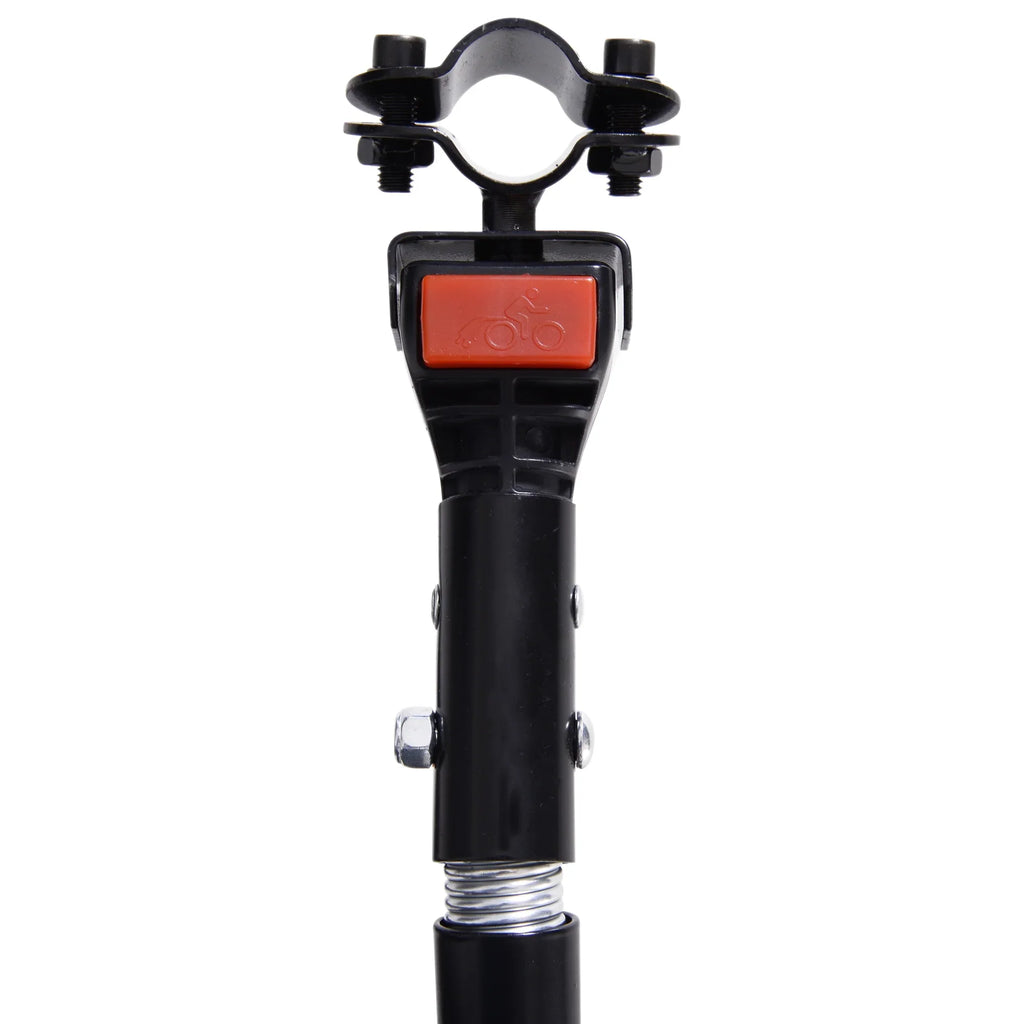 Bike Post Trailer to up Aosom Black Folding Seat Cargo Cart Hitch- Lbs. 88 with