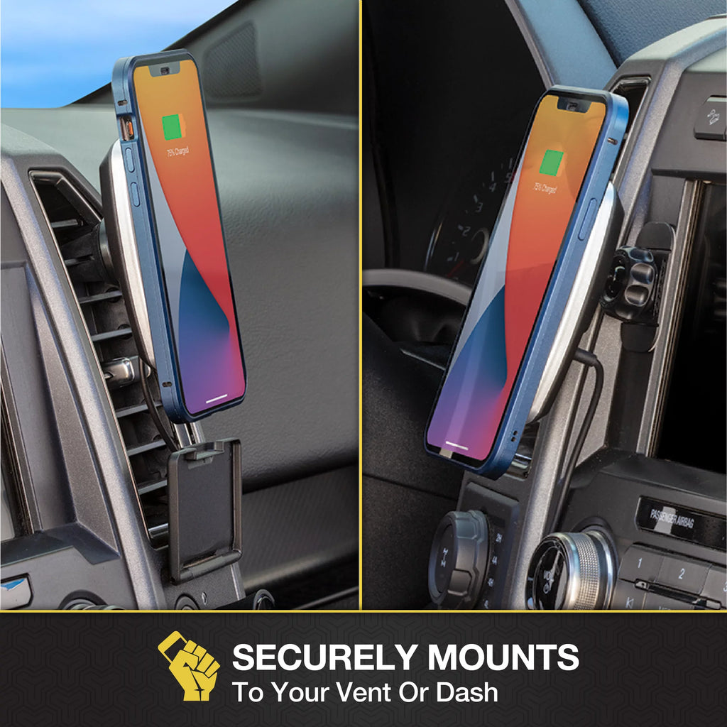 Wireless Magnetic Compatible MPQ5DV-SP1 Charging Mount Dash/Vent W/ iPhone, MagSafe Scosche Galaxy