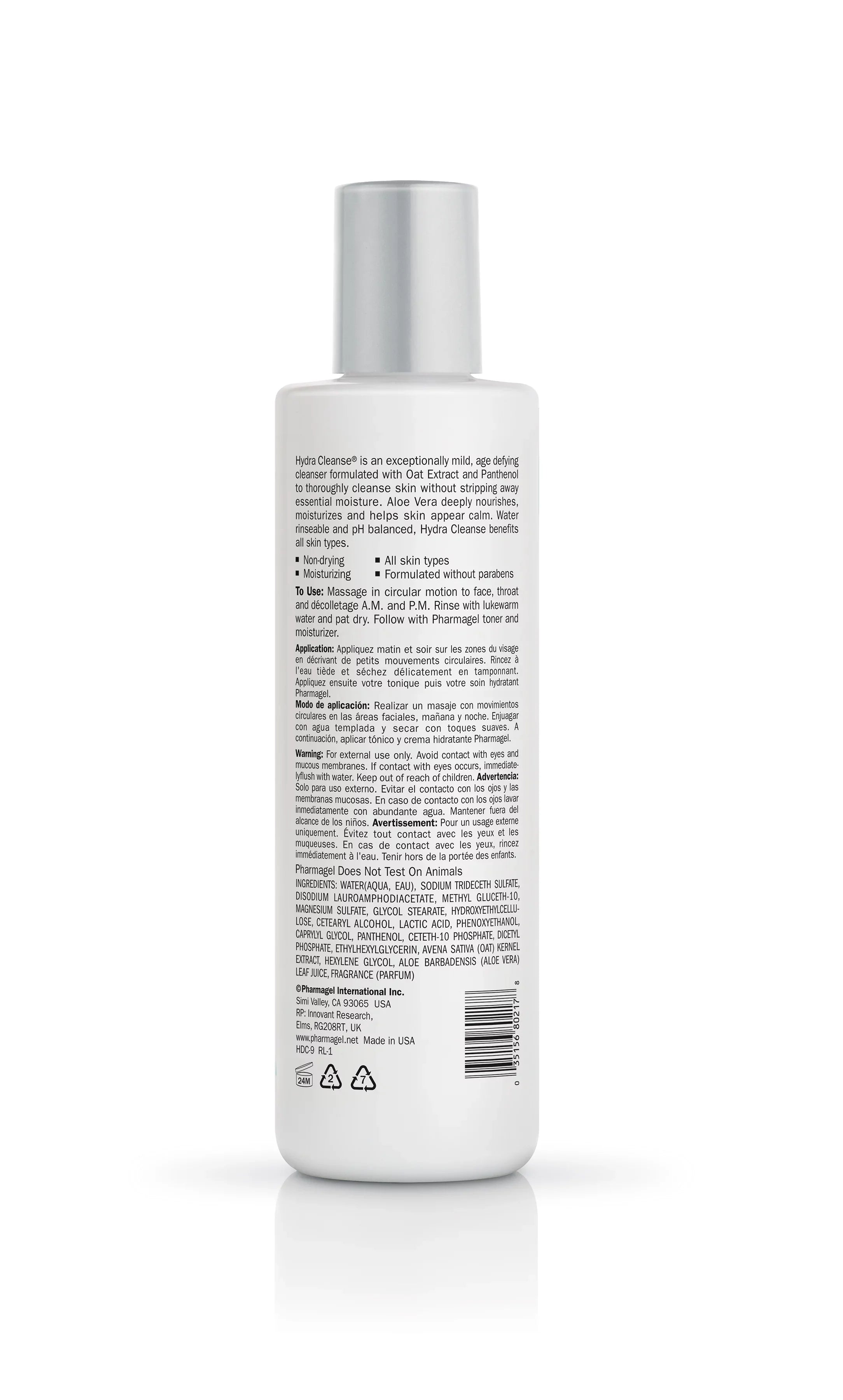 , 8.5 Cleanser oz Hydra Cleanse Facial Cleanser Pharmagel