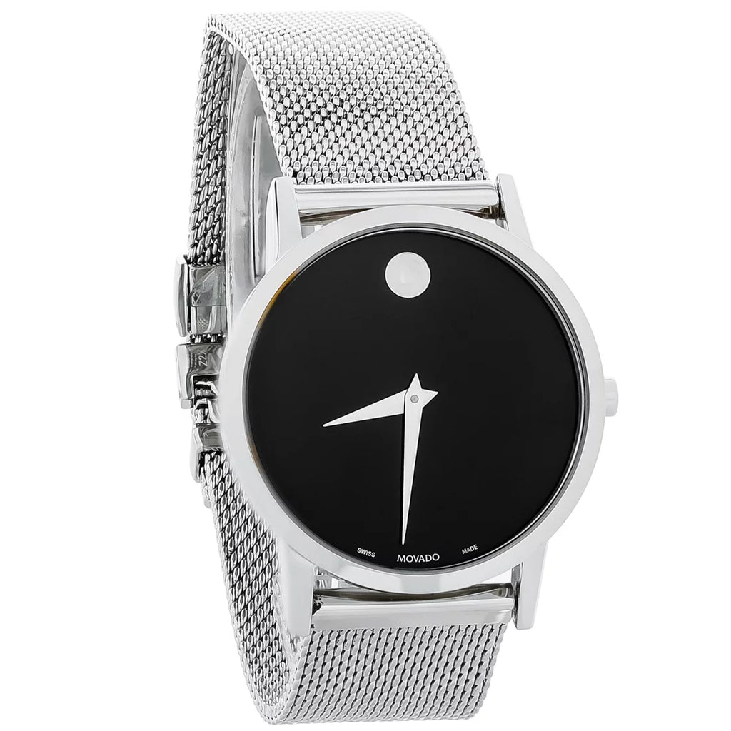 Classic Ladies Steel Swiss Stainless Movado 0607646 Museum Quartz Watch