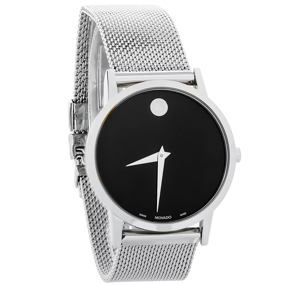 Classic Ladies Steel Swiss Stainless Movado 0607646 Museum Quartz Watch