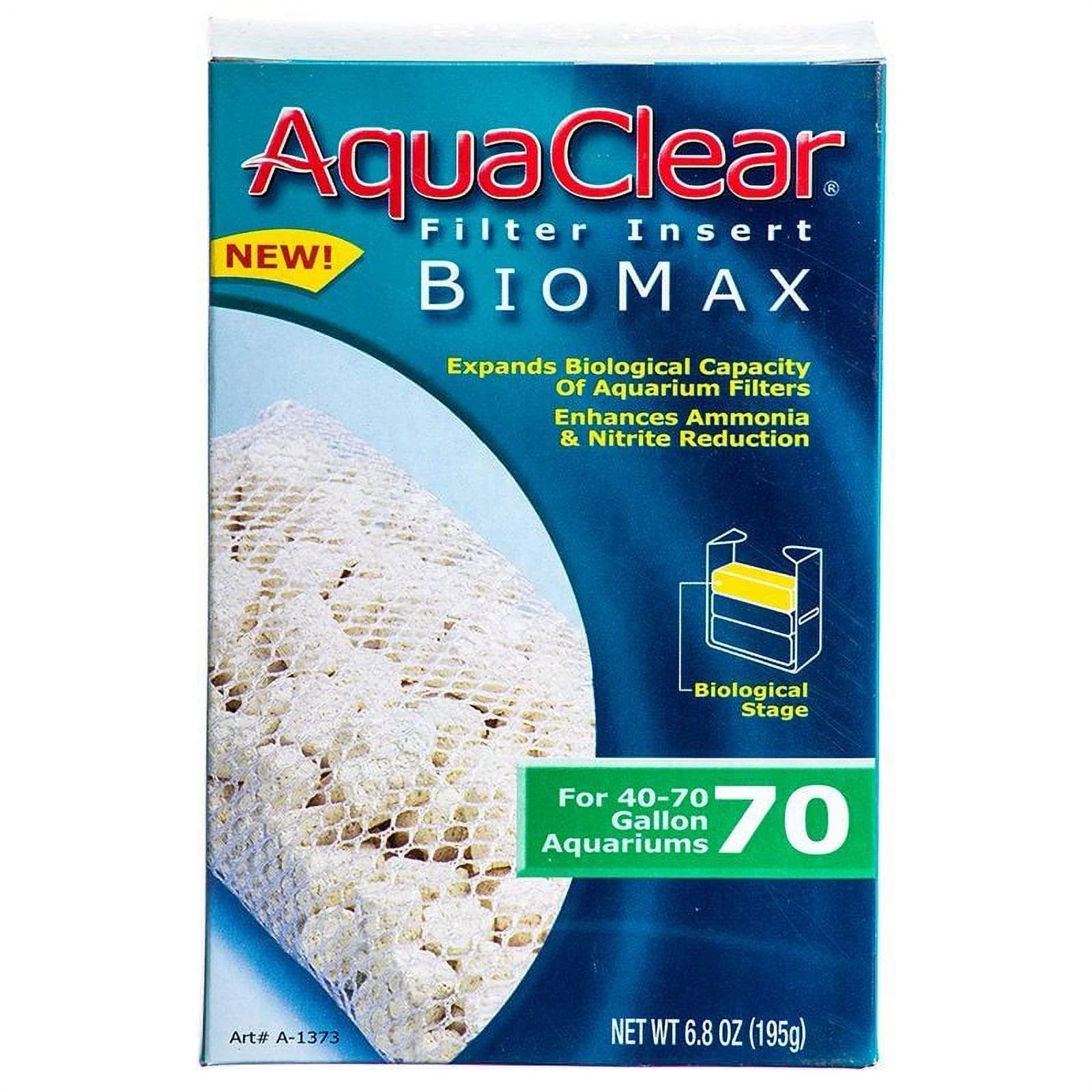 300) (Fits & Filter (3 Bio Max AquaClear Bio Aquaclear Max 70 70 Pack) Insert