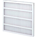 MERV 12 Pleated Industrial Filter, Capacity Air Lot of 20"Wx15"Hx1"D, 8, Self-Supported, Global High