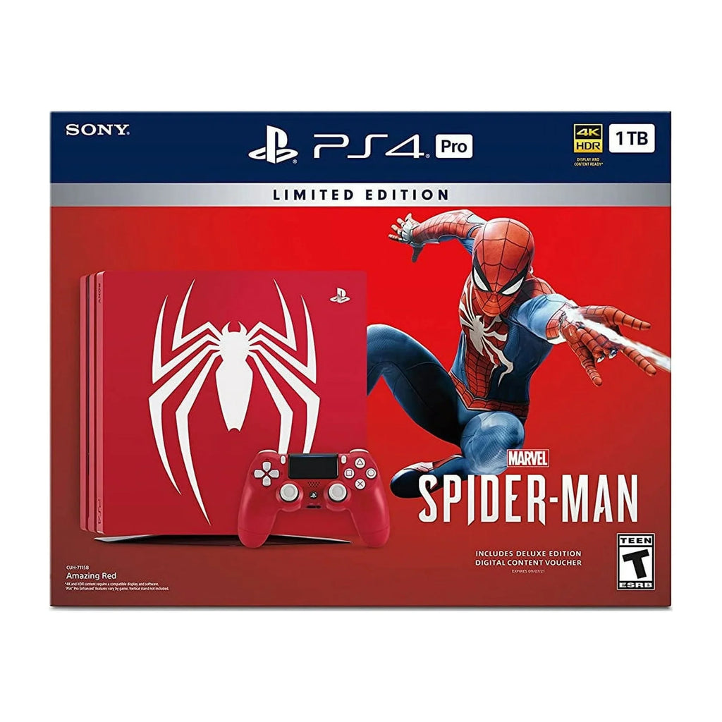 Limited Console Axtion Edition PlayStation 2 Headset Used Sony Gaming with 1TB Charging Bolt Spider-Man 4 Pro Dock Controller