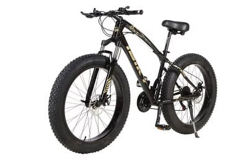 Fat Bicycle Snow Black 26" Tire Speed Grass Sand 4.0 Fatbike Mountain Bike 21