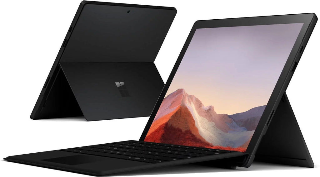 Microsoft Plus Matte Touch-Screen, 10 7, i5-1035G4, 256GB Surface Tablet 12.3" Core Home, Intel Graphics, Pro PUV-00016 Iris 8GB SSD, Black, Memory, Windows