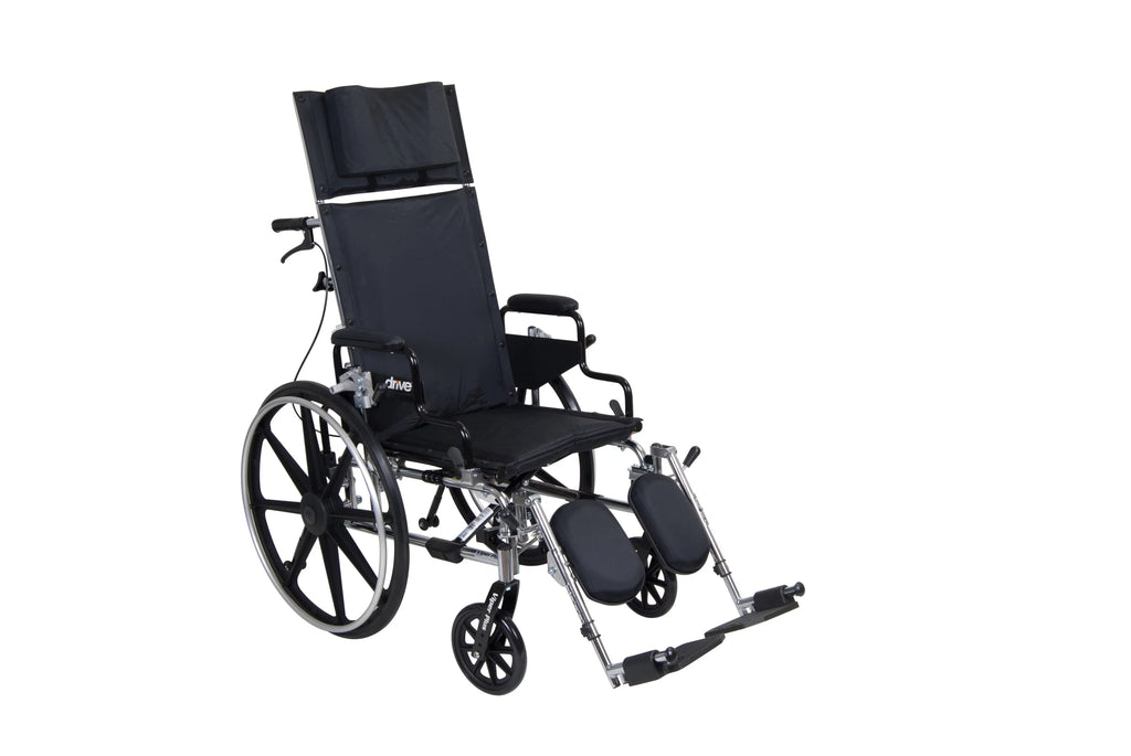 Full Detachable GT Medical Viper Desk Reclining Arms, Seat 18" Drive Plus Wheelchair,