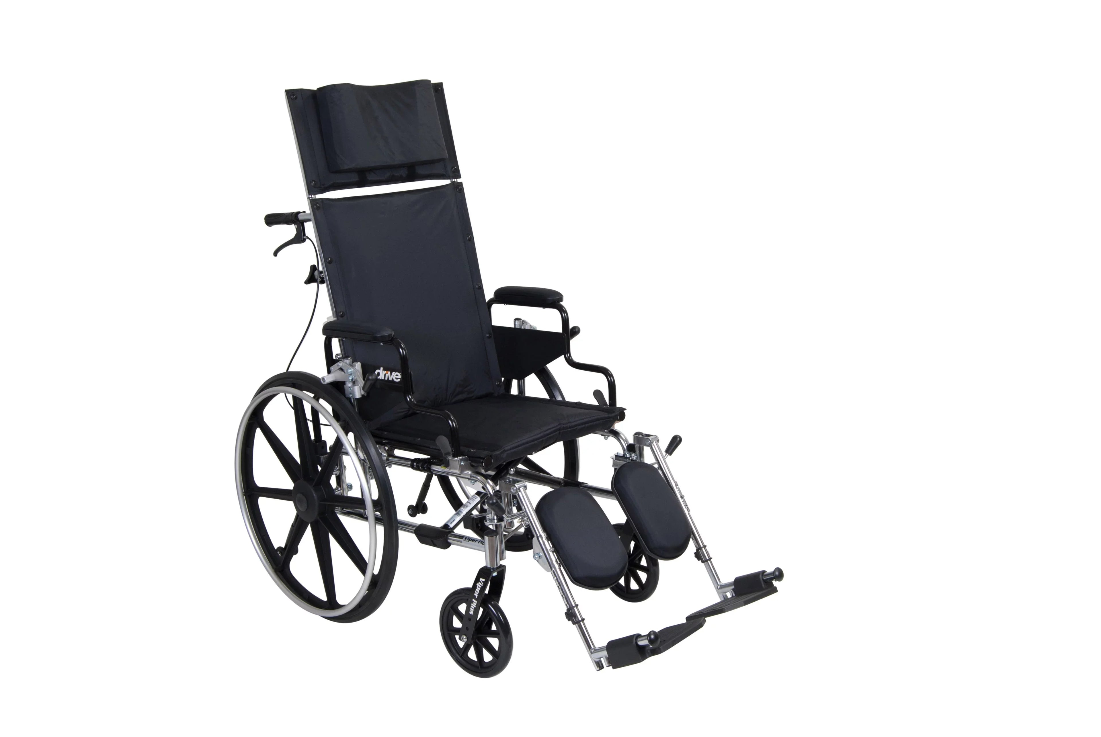 Full Detachable GT Medical Viper Desk Reclining Arms, Seat 18" Drive Plus Wheelchair,