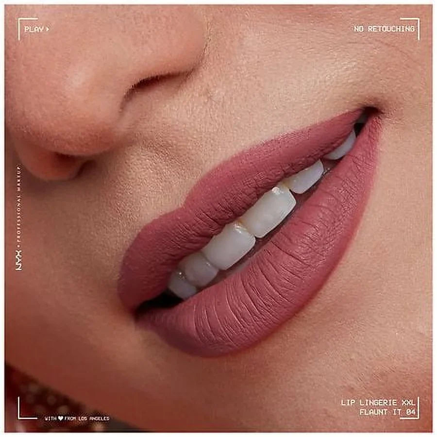 Matte Pack XXL Professional 1.0 Lipstick, 2 Lip It Lingerie Liquid NYX of EA Makeup Flaunt