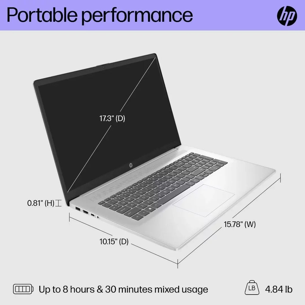 Core SSD, 32GB Home Keyboard, Win11 Backlit 17.3" RAM, HD HP 1TB Touchscreen Intel i7-1355U, Laptop,