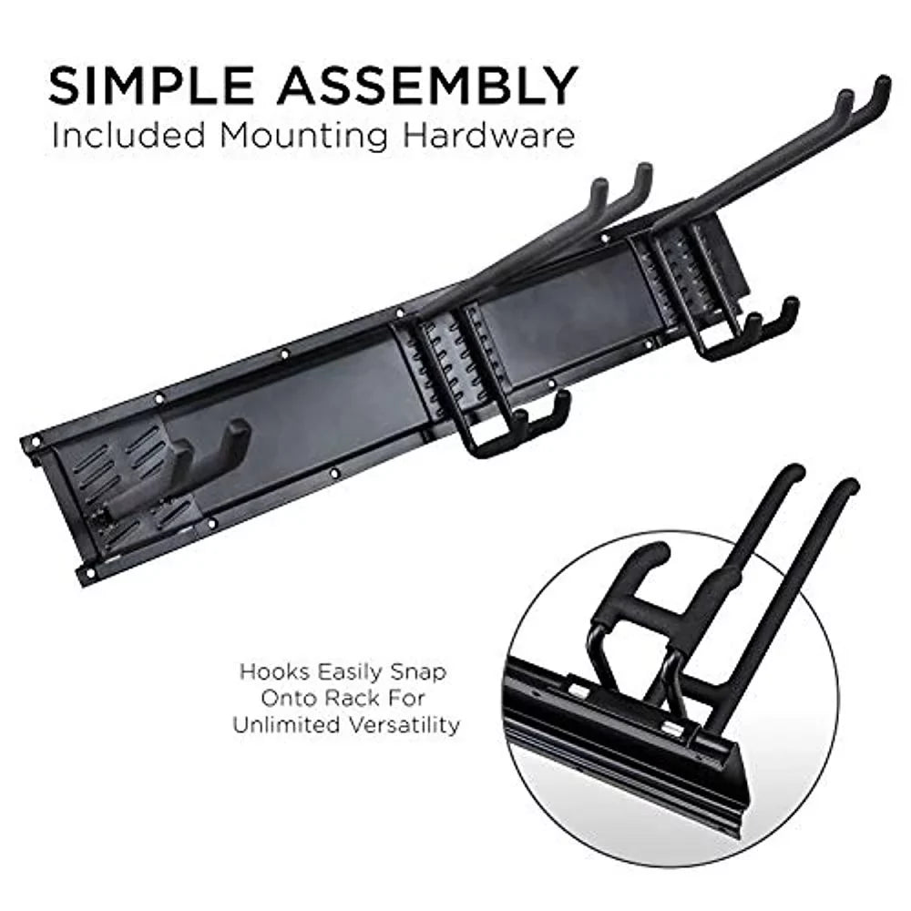 8 Garage Garage Wall Storage Mounted Piece Tool Organizer RaxGo Rack,