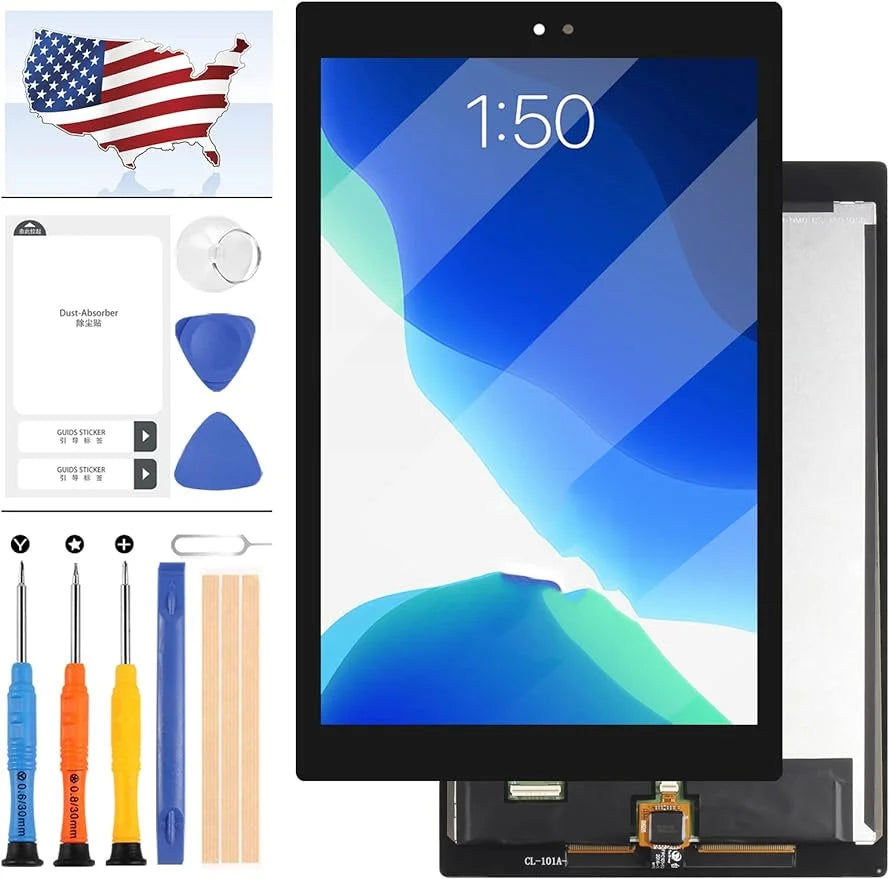 for Amazon 7th LCD Version Replacement Screen LCD Tools Display SL056ZE Gen Fire Kindle with Touch 10 HD Screen 2017 Digitizer Assembly 10.1