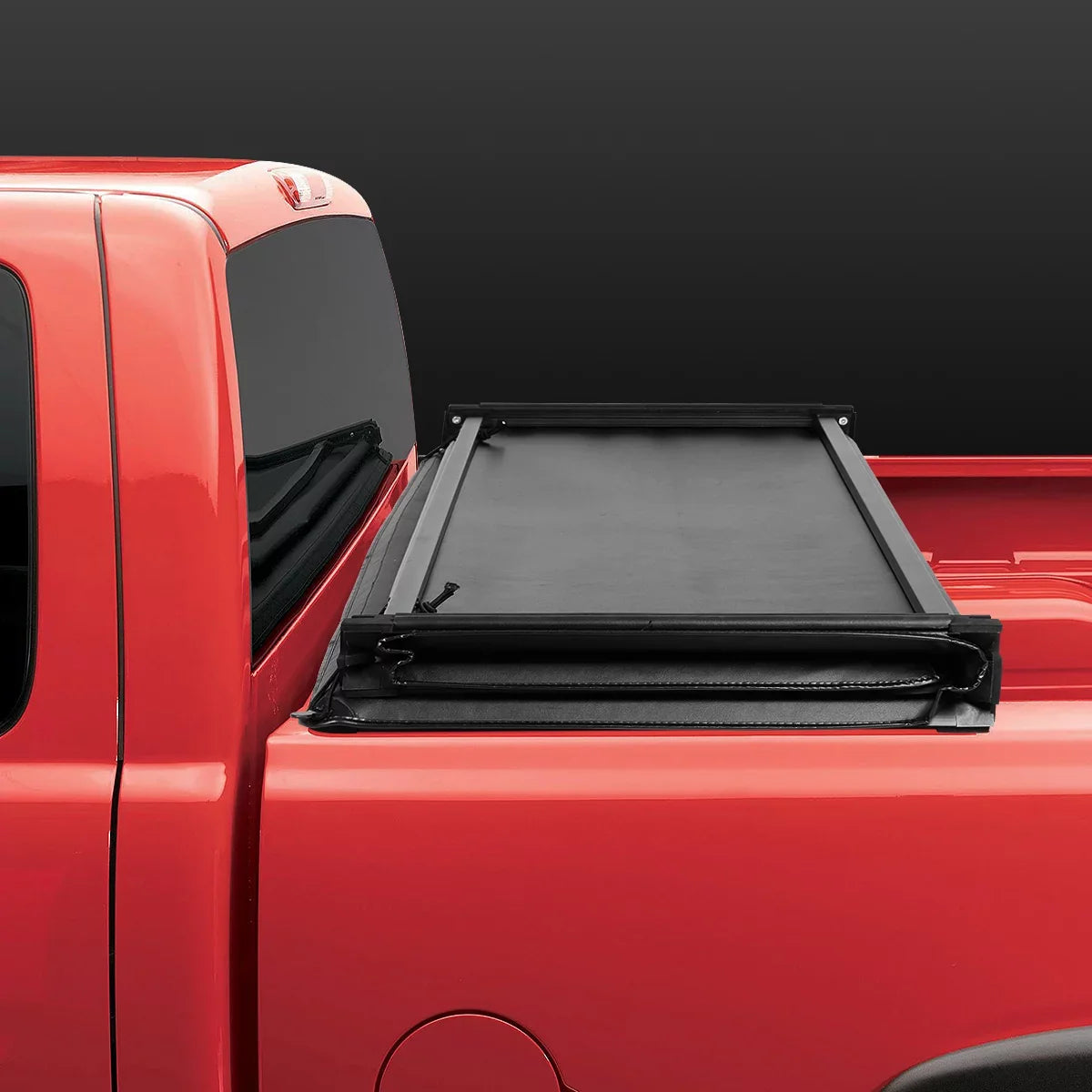 to Adjustable -Fold For Top Frontier Trunk Tri DNA Motoring Nissan 2005 Cover TTC-TRISOFT-045 Soft Fleetside Bed 5' 2021 Tonneau