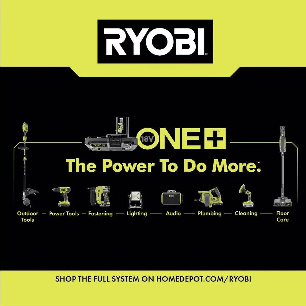 Battery, 6-Tool Combo Kit 1.5 and Cordless Battery, Ah 18V RYOBI with Ah ONE+ Charger 4.0