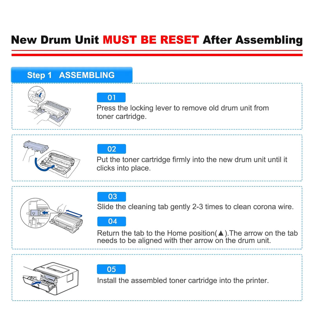2x DCP-L2550DW Drum HL-L2350DW TN-760 Unit ) for DR730 MFC-L2710DW TN760 Set DR730 High Unit Compatible (3x Cartridge Yield Printer Toner, Drum Black MFC-L2690DW Toner and Brother