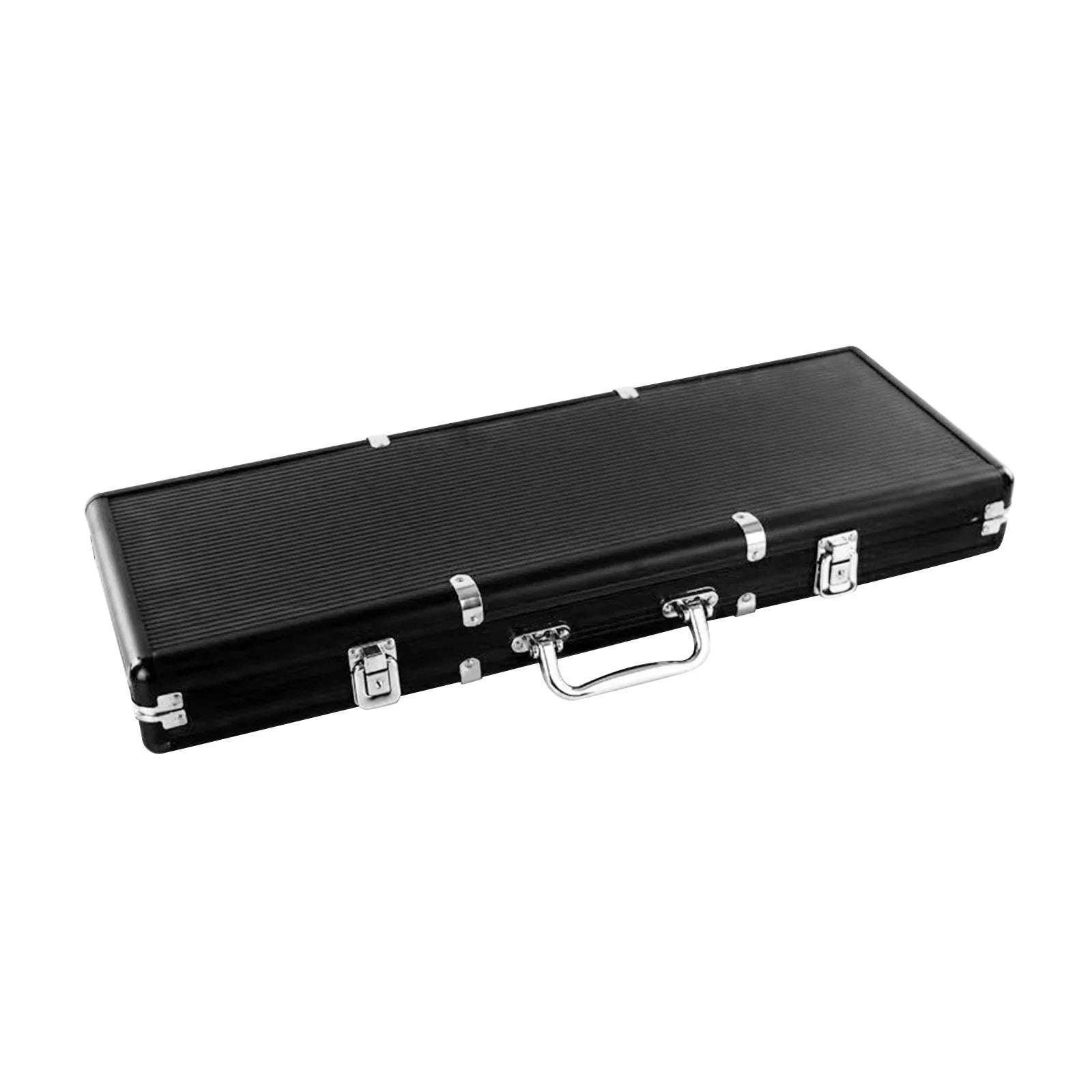 Capacity Chip Aluminum High Almencla Solid Black Thicken Alloy Box Suitcase Carrying Case