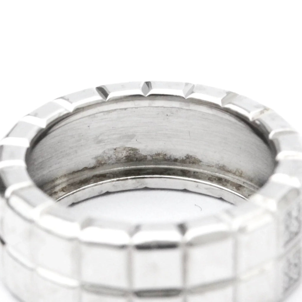 Ring Band 82/3790 Fashion Pre-Owned White (18K) Cube Ice Diamond Chopard (Good) Gold