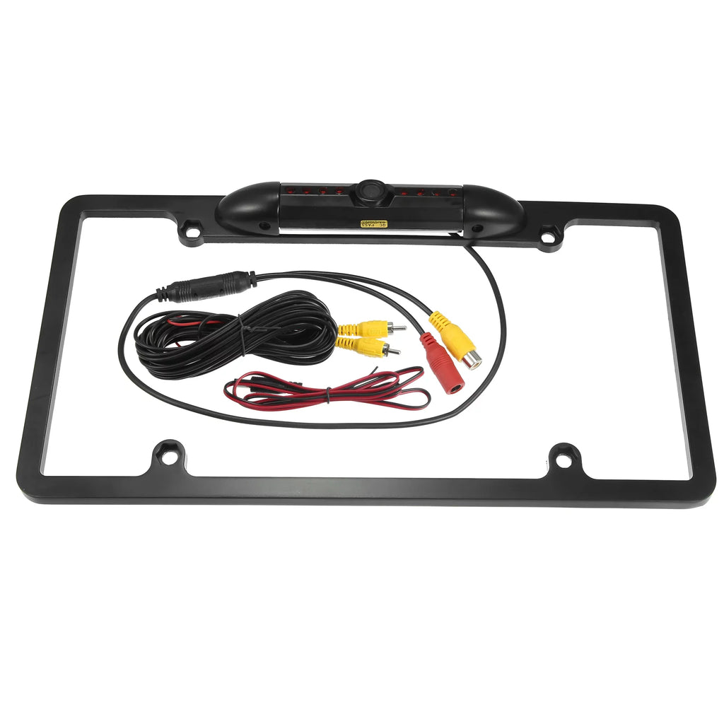 Backup View Wide 12V Universal Angle Camera for IP68 Vision Rear DC License Backup Plate Waterproof 480P Camera Car