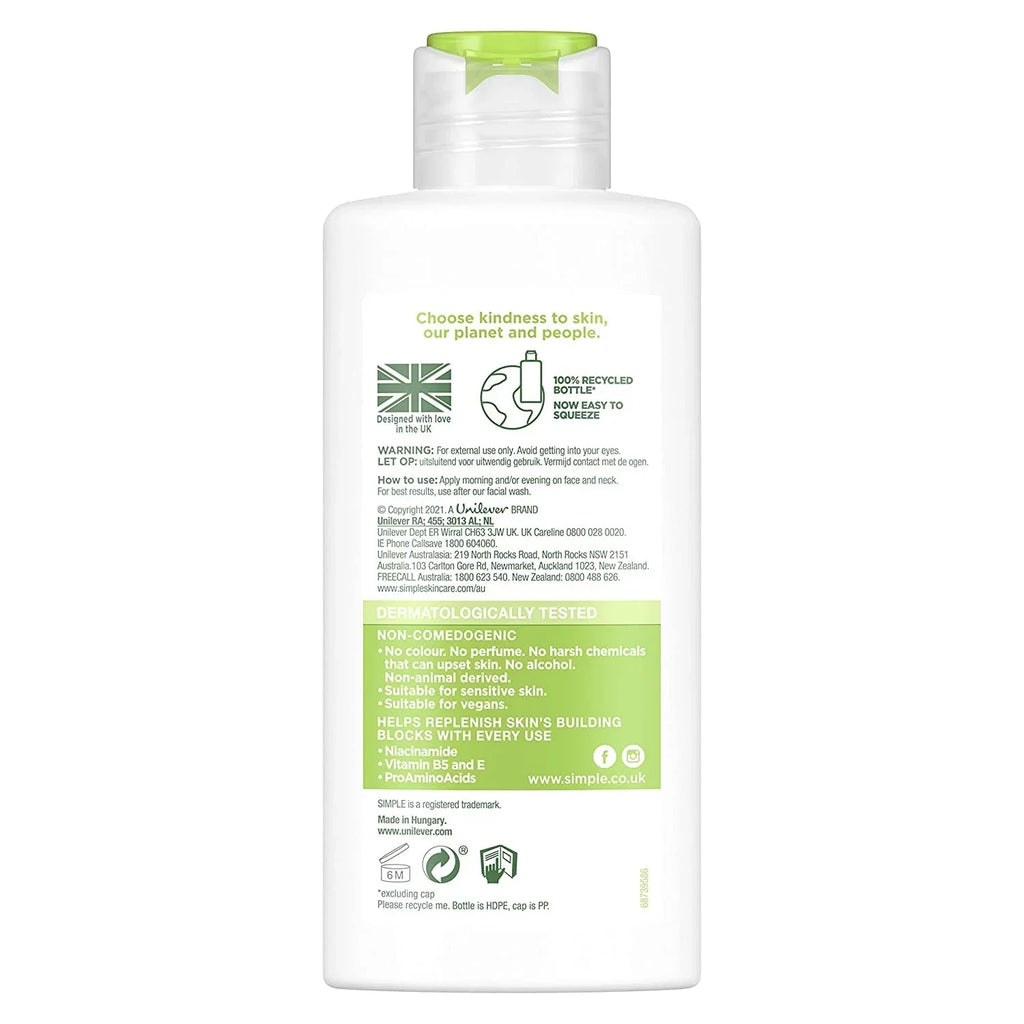 Skin 12 (Pack Hour Skin Of Moisturization, 3) Moisturizer, Hydrating For With Sensitive Facial 4.2 Simple Ounce Moisturizer