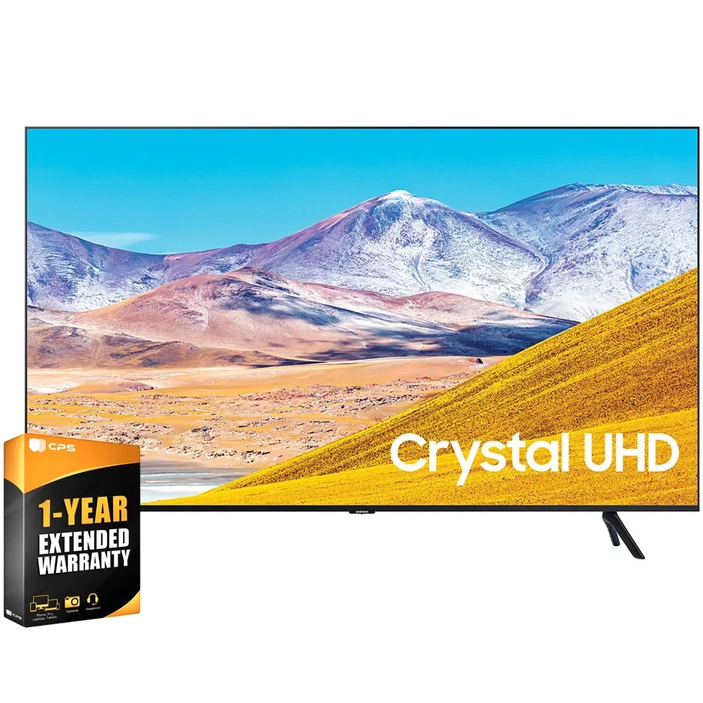 inch Smart with UN85TU8000FXZA 85 TV 85" Year Ultra HD Inch Bundle (UN85TU8000 Model Extended 85 1 LED 4K TV TV) Samsung 2020 Warranty 85TU8000