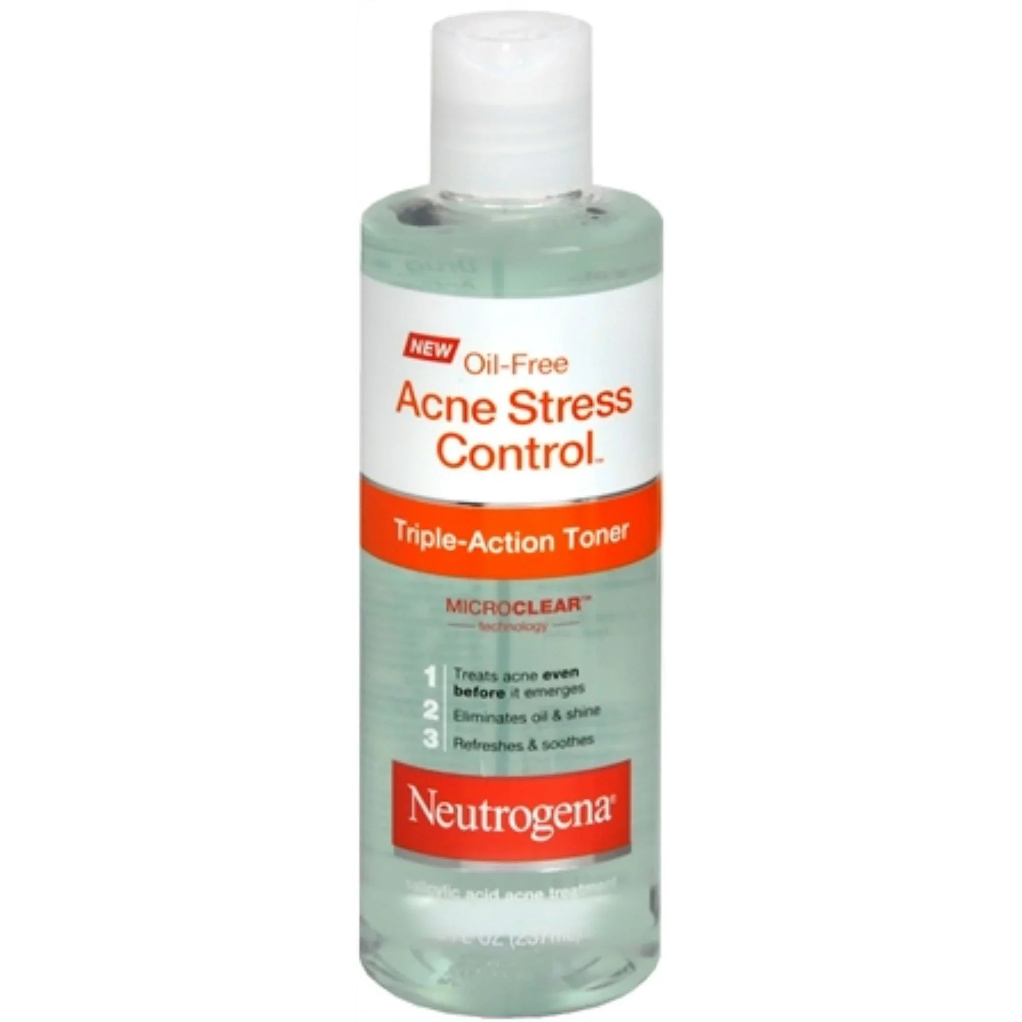 Neutrogena Stress Control Action (Pack 2) oz Triple Oil-Free of Acne Toner 8