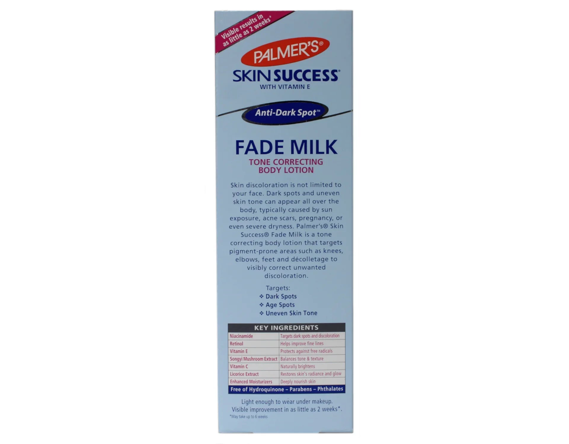 Palmer's Anti-Dark Body Spot of Milk Fade oz fl Success Lotion 8.5 Pack Skin 3