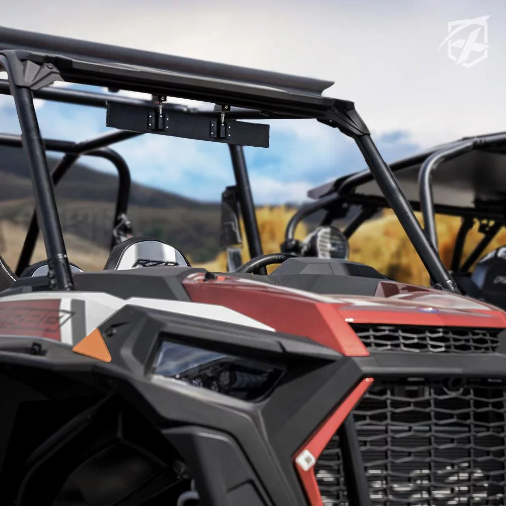 Wide-angle Rear for Polaris Xprite UTV 1000 RZR mirror 900 800 Adjustable Center Mirror XP 17.5" View Aluminum