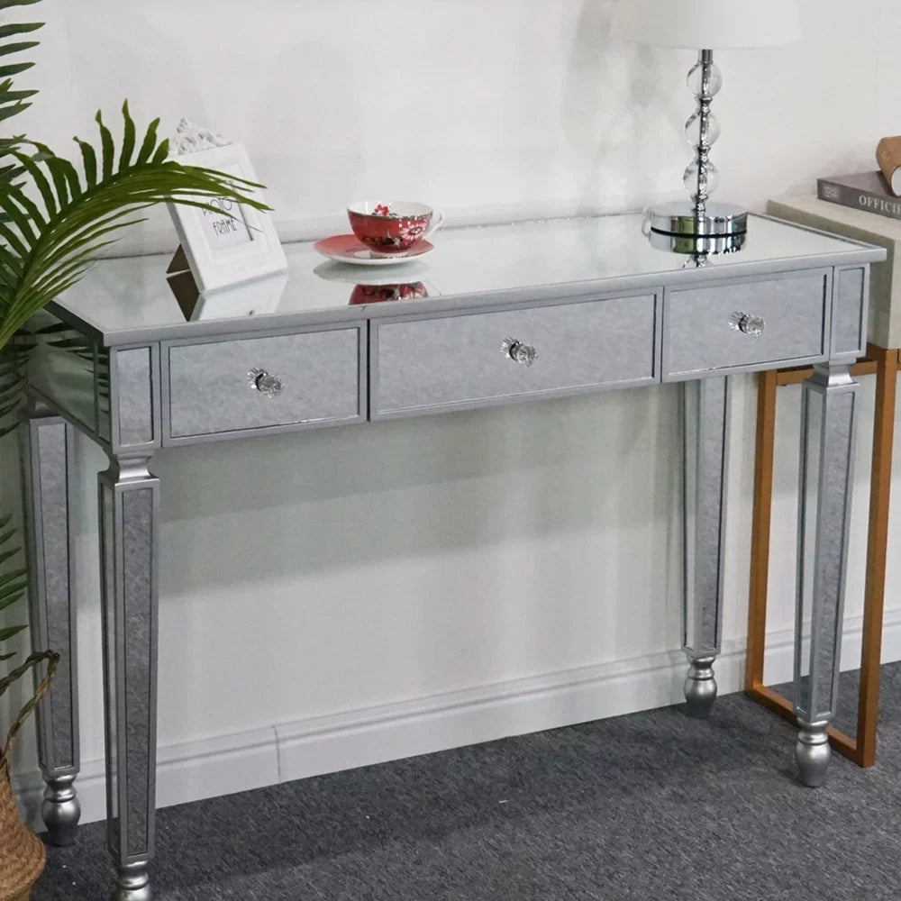 Console Table Drawers Dressing Mirror Table Table Three