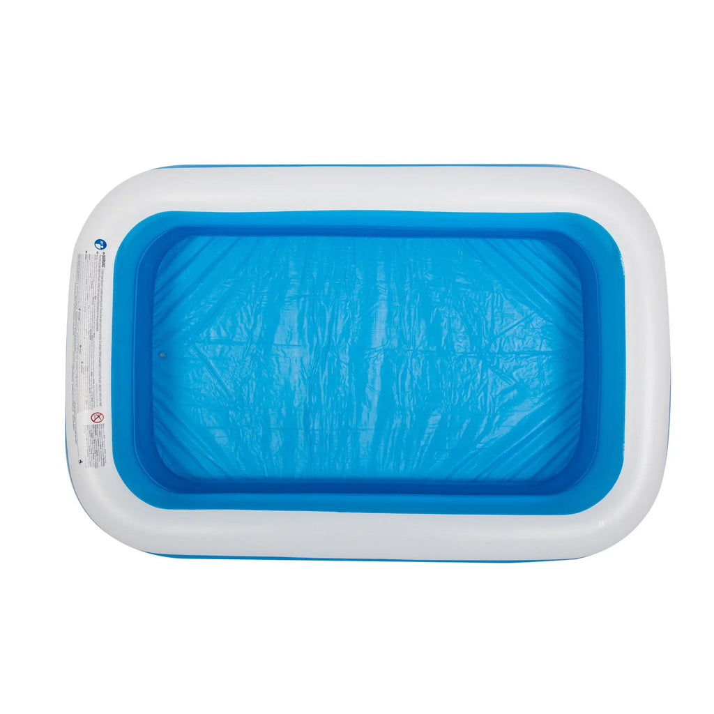 Pool Rectangular and Blue White Swimming 8.5' Inflatable