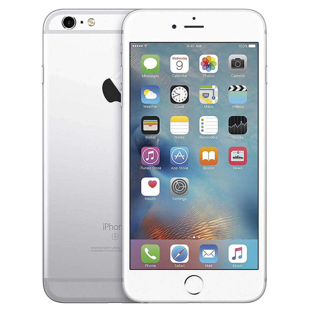 (Refurbished) Restored iPhone 6s Apple - 64GB Silver Unlocked Screen - 5.5" Phone Plus