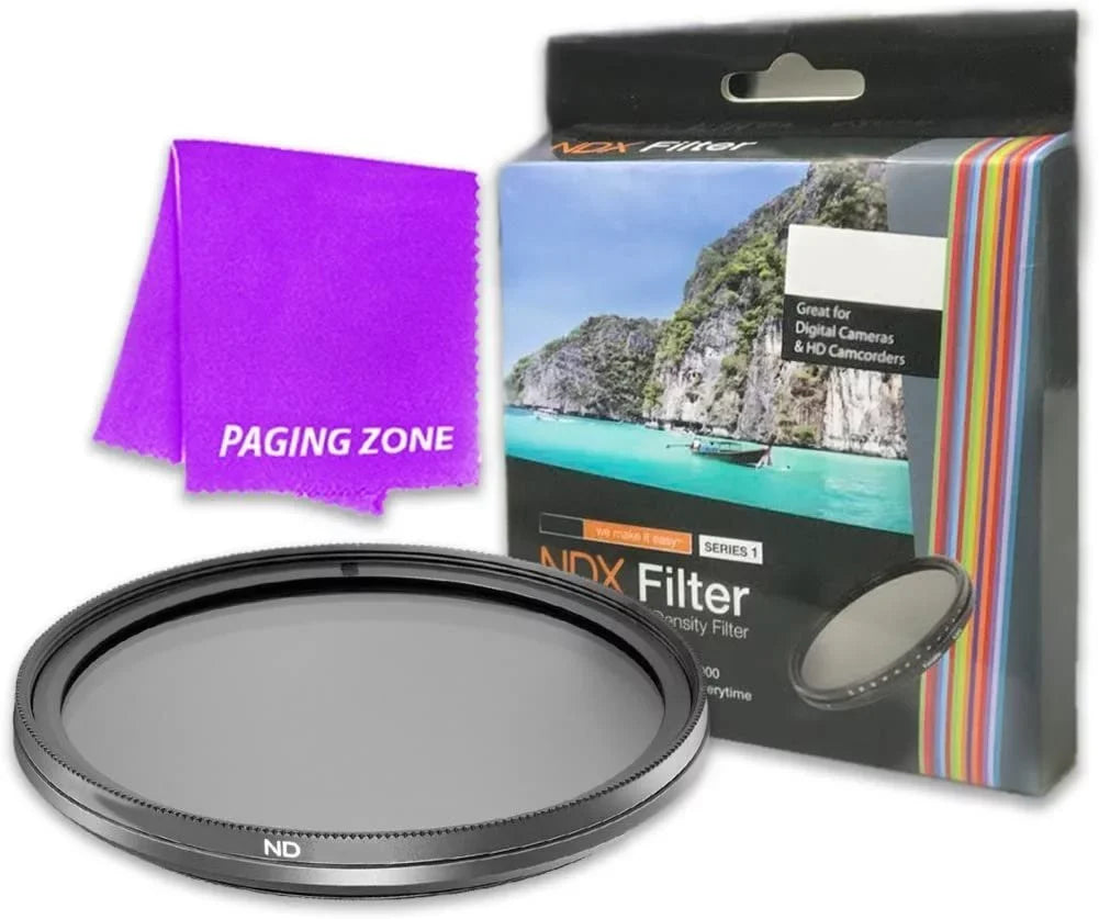 49mm NEX-5T Alpha Adjustable ND2 ND1000 Density Sony Range Filter - Fader from Variable NDX Neutral for