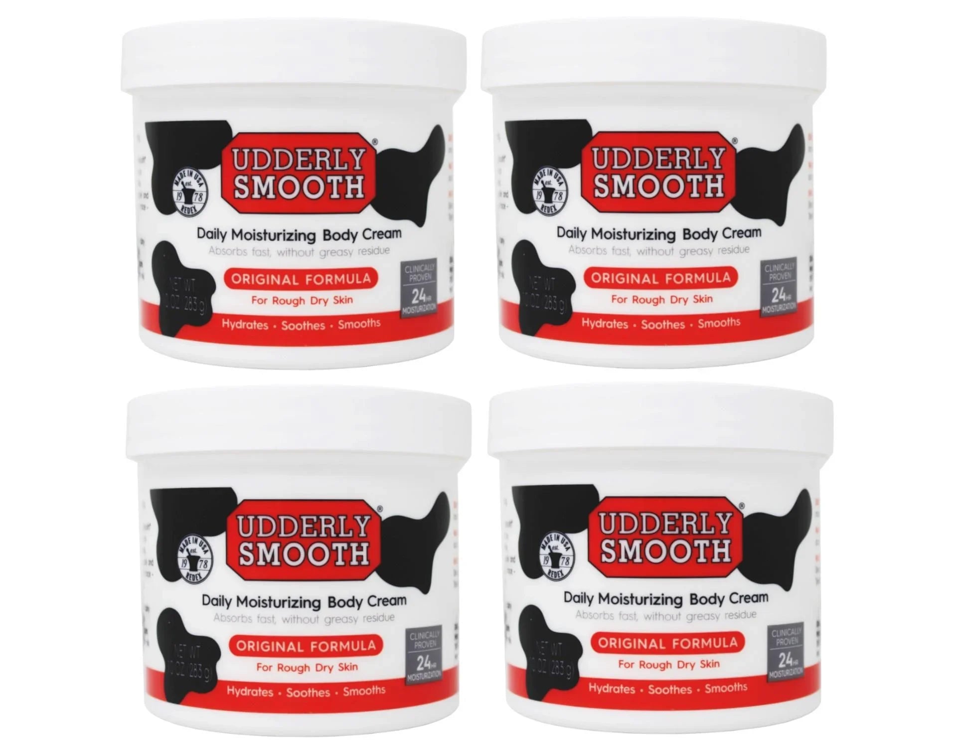 Formula - Udderly Rough 4 Dry Skin, 10 Skin Moisturizer for Original Cream Ounce Pack Body Smooth