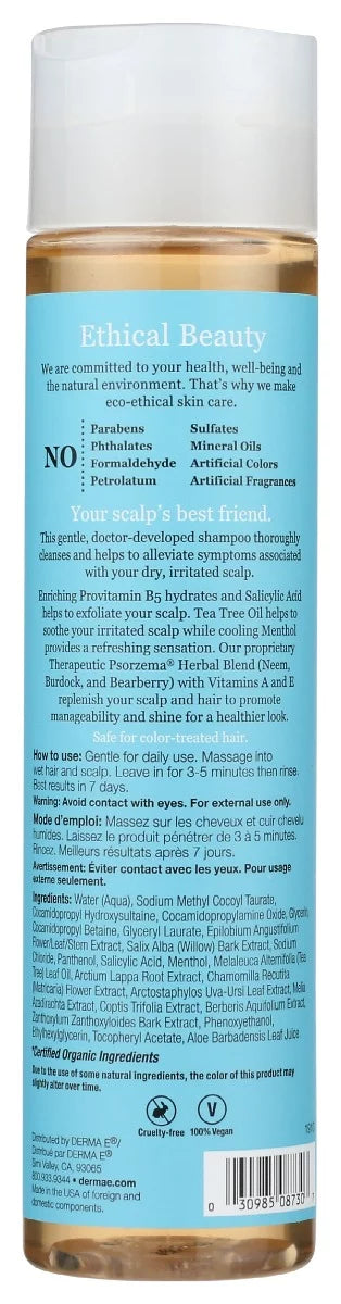 Scalp Relief Shampoo, oz Derma-E 10