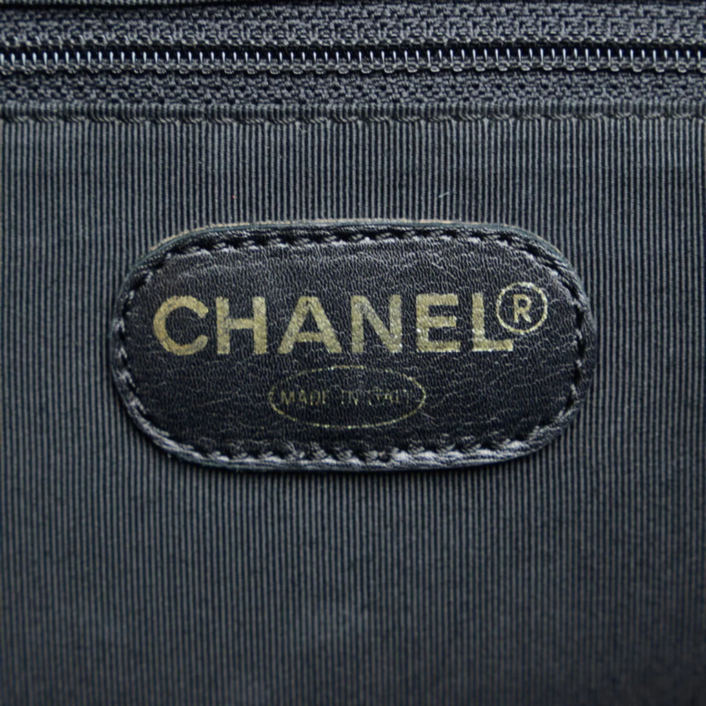 Bag Pre-Owned (Good) Skin Chanel Shoulder Women's Coco Mark Caviar Black Tote CHANEL