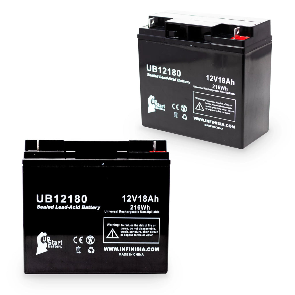 '- Battery T4 SLA) 18000mAh, Lead PICHER (12V, CFM12V18 - 18Ah, Sealed Compatible Universal Battery Pack 2x Replacement Acid AGM, UB12180 EAGLE BATTERIES Terminal,