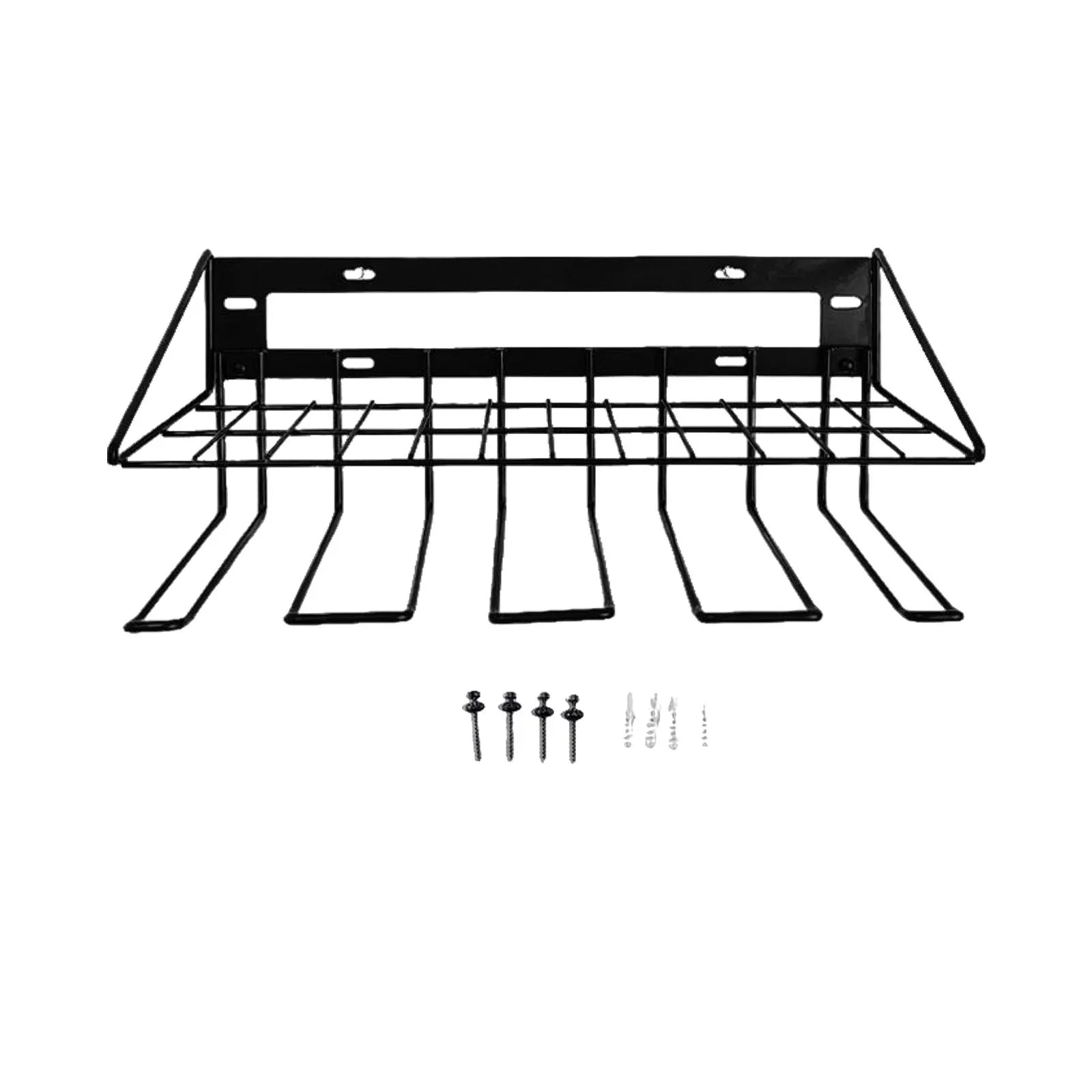 Design Shelf Heavy Accessories Easy Utility Assemble Easily Storage for Access Metal Two Duty Rack Mount Wall Floating Tool Wire Tier