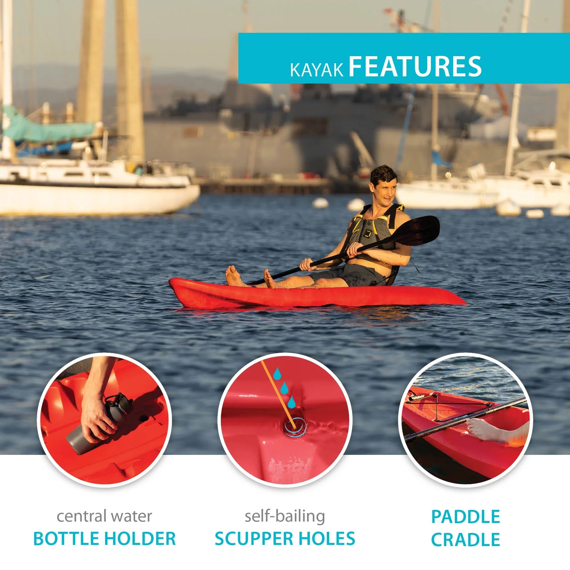 Red Kayak, Hydros (91234) 101 Fire Lifetime