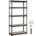 Steel 5 lbs 30"W x Heavy Shelving Storage x Load Adjustable Tier Unit, 12"D Duty 60"H BENTISM 2000 Garage Rack