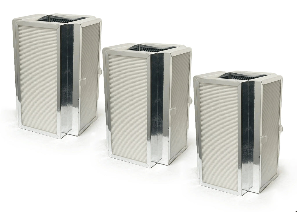 MA-50 3 Pack Filter H13, Air Premium Nispira Carbon Medify Replacement True Activated Purifier HEPA MA-50R 3-In-1 for