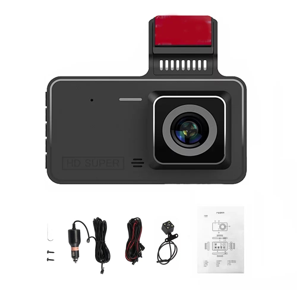 1080P Angle Picture Detection 4 Inch Recorder Dashcam Recording Driving Eccomum 170° Support DVR Reversing Motion Touchscreen Night-Vision Loop Wide Dash Car with Camera