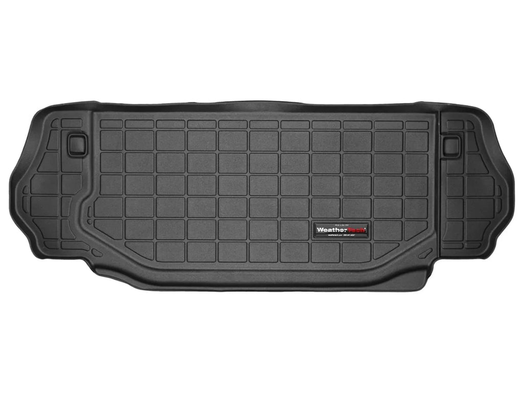 Jeep Trunk with Behind Cargo Row 2007-2014 2nd WeatherTech Black Wrangler Seating, Liner - 2-Door compatible