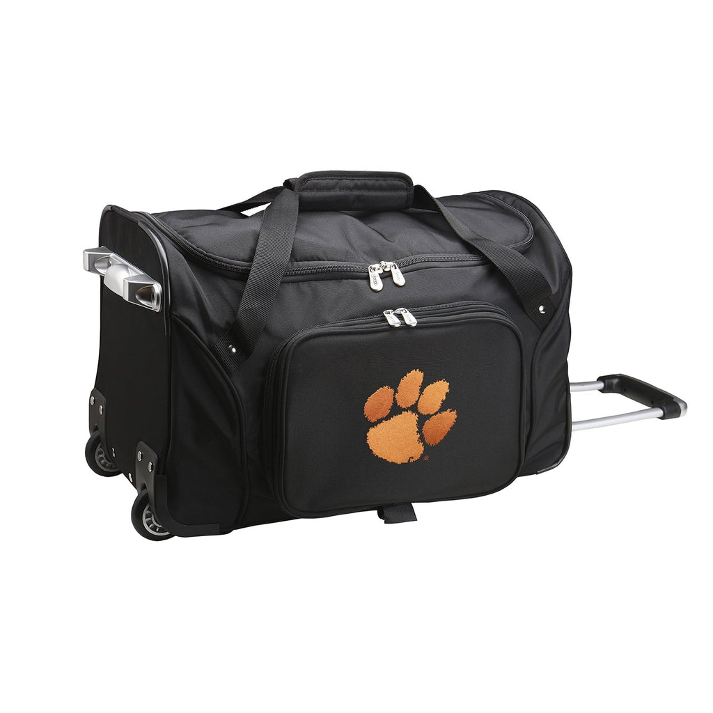 in. Tigers NCAA Duffel 22 Nylon Clemson Wheeled