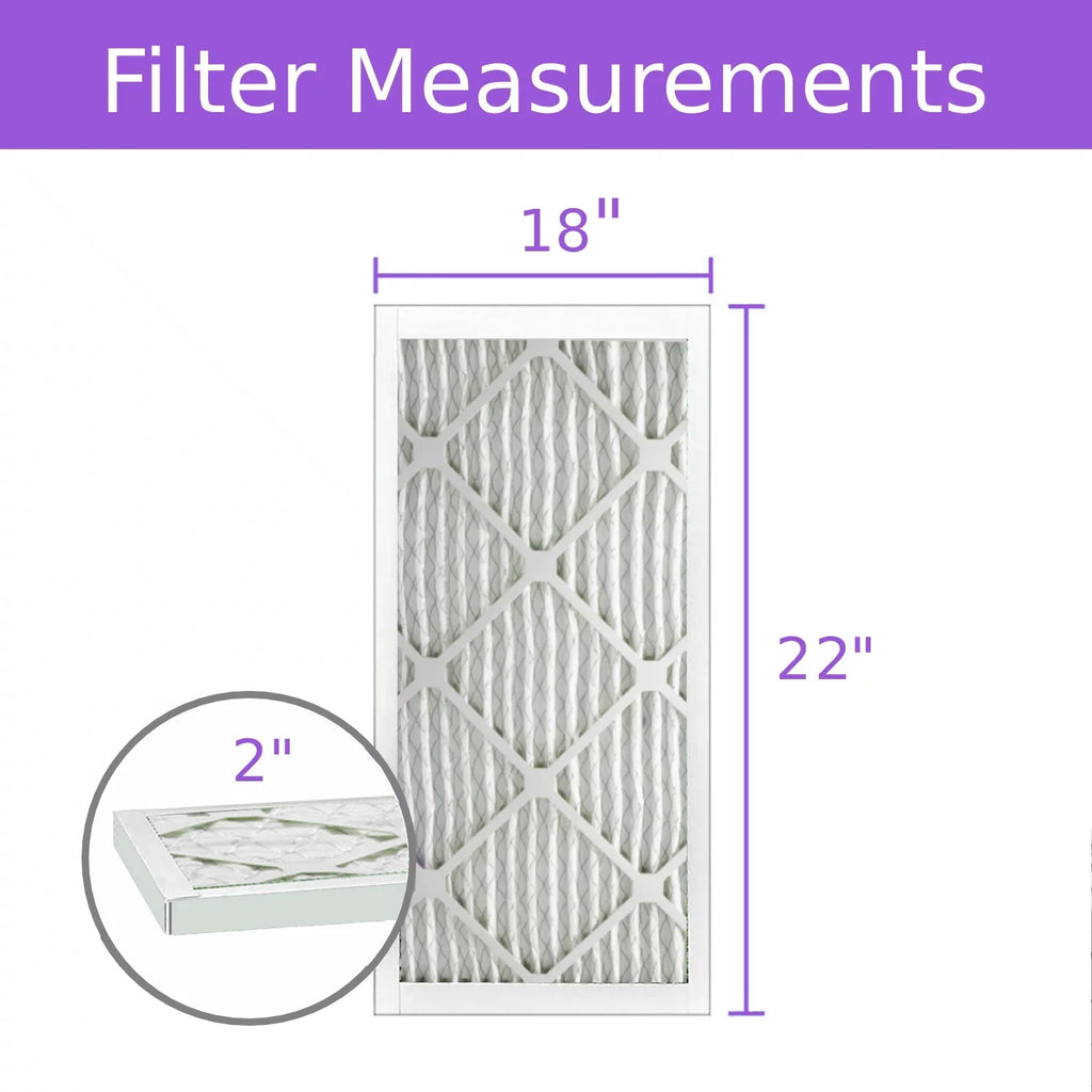 Air Surface MERV Extended Pleated Filter, Mechanical 8, Pack) 18x22x218x22x2, Purolator DMK80 (6